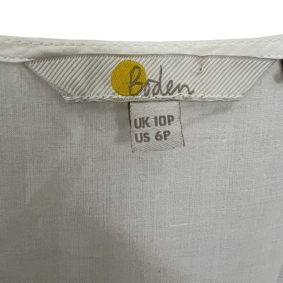 BODEN Maxi Long Empire Kaftan Orange Dip Dye Kimono Beach Cover Up Dress US 6 - Picture 9 of 10